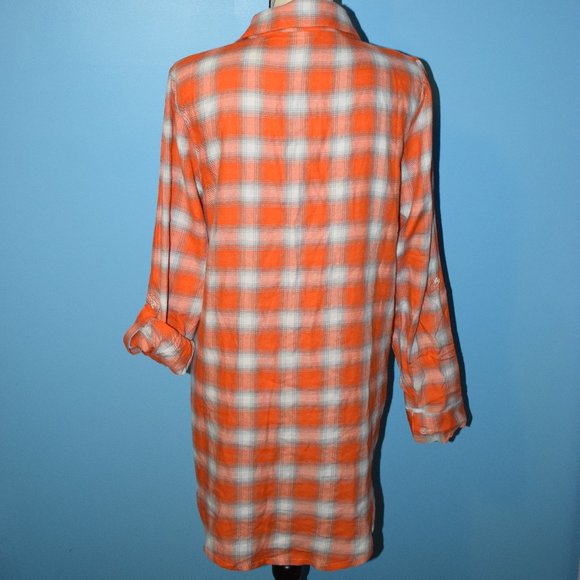 Concept Sport Clemson Hi Lo Flannel Shirt L - Picture 3 of 3